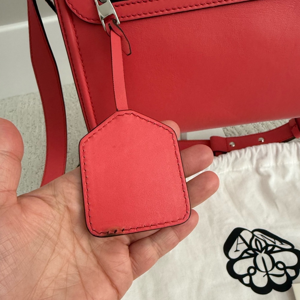 Alexander McQueen Short Story in coral $2,290 - Picture 4 of 15